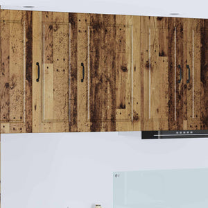 Küchenschrank mit Regal Altholz 50x31x80cm