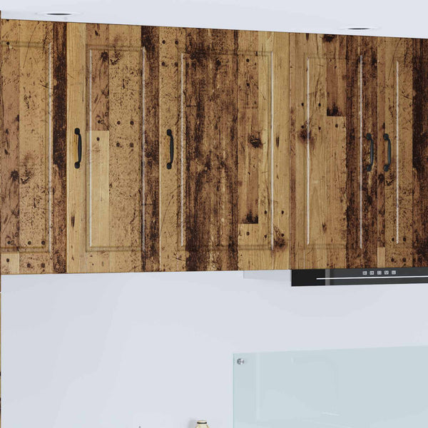 Küchenschrank mit Regal Altholz 50x31x80cm