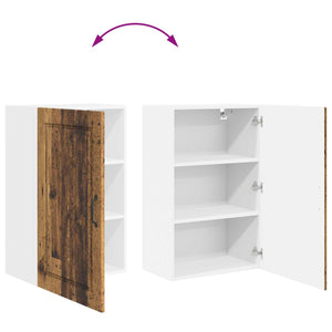 Küchenschrank mit Regal Altholz 50x31x80cm
