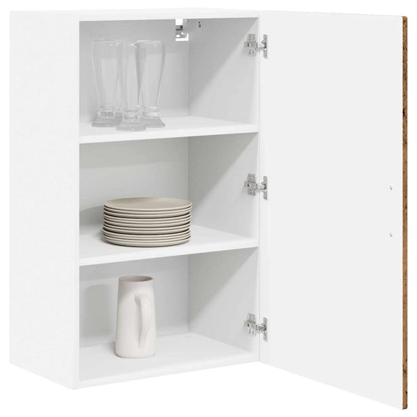 Küchenschrank mit Regal Altholz 50x31x80cm