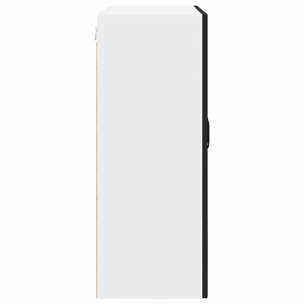 Schwarzer Küchenschrank mit Regal 80x80 cm