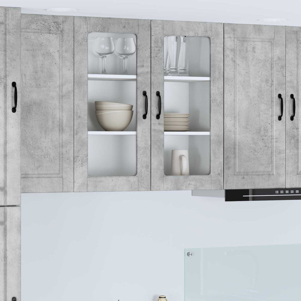 Küchenschrank Beton Grau 80 cm
