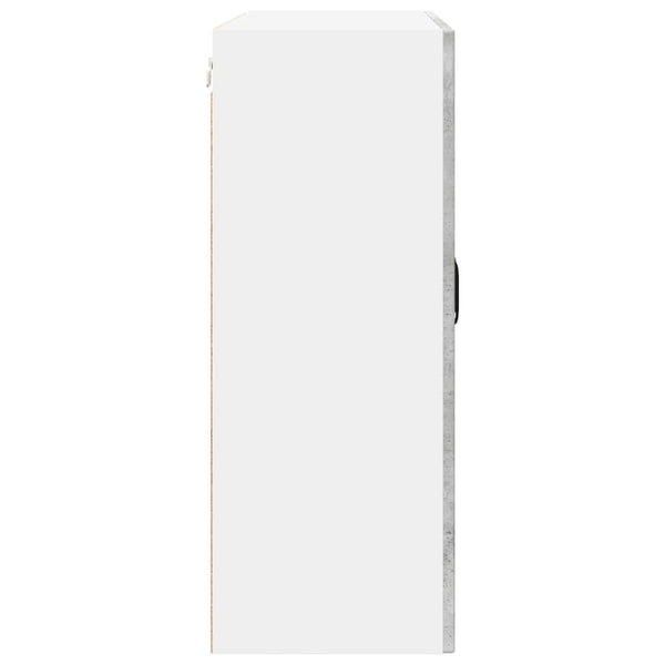 vidaXL Meuble de cuisine avec porte gris béton 80 x 31 x 80 cm bois d'ingénierie