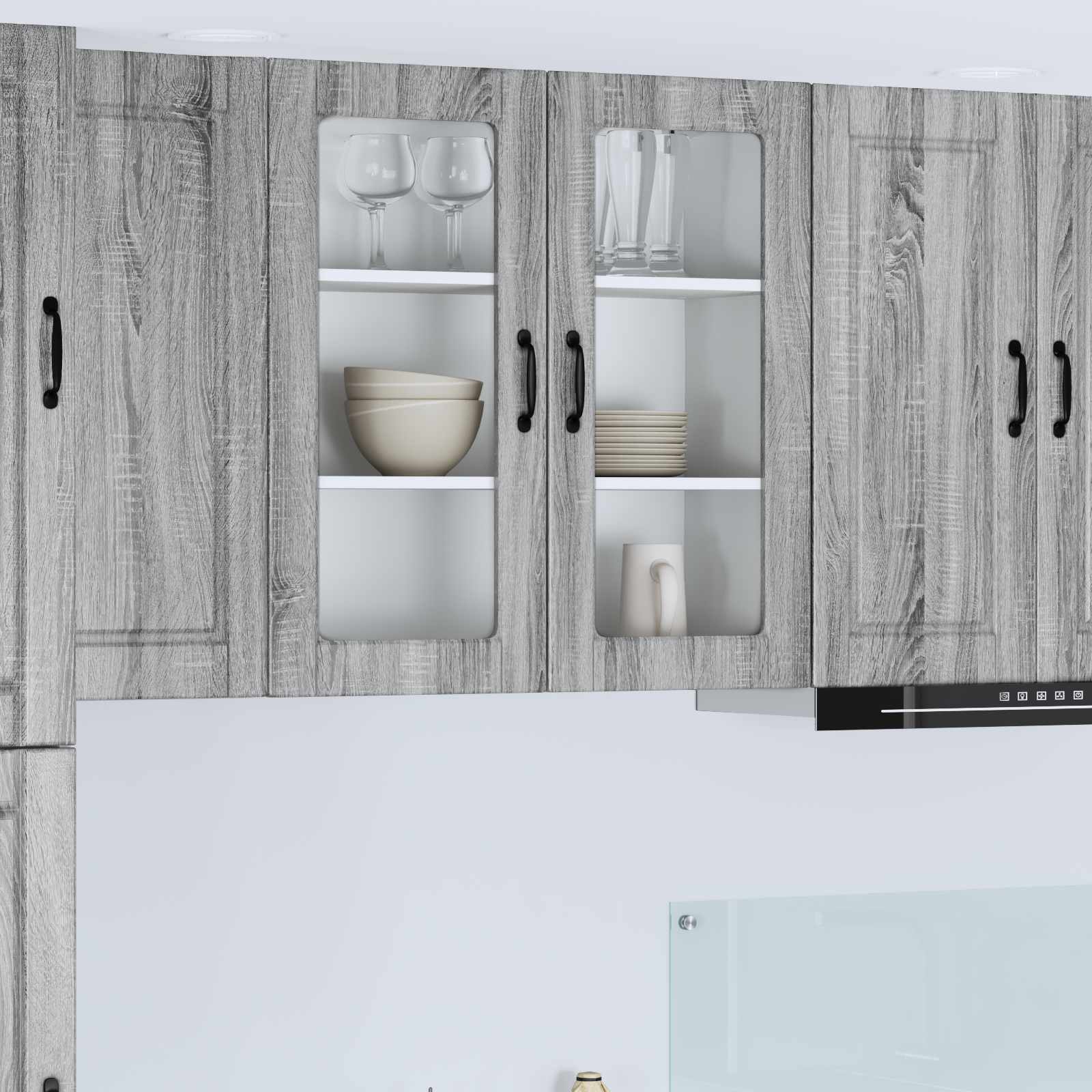 Küchenschrank Grau Sonoma 80cm