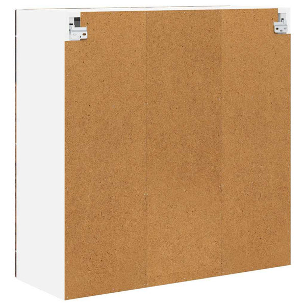 Küchenschrank mit Regal Altholz 80x80 cm