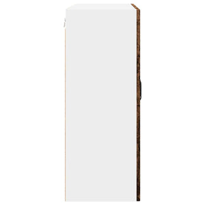 Küchenschrank mit Regal Altholz 80x80 cm