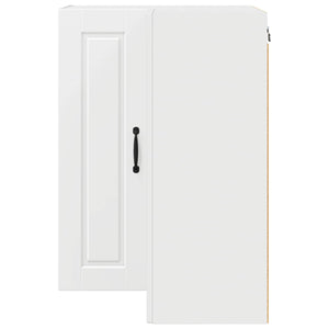Küchenschrank mit Regal, Weiß, 57x57x80 cm