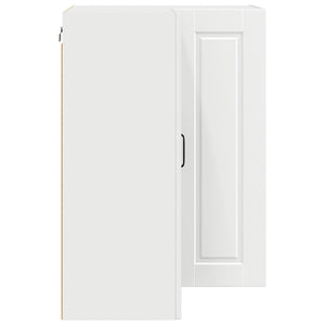 Küchenschrank mit Regal, Weiß, 57x57x80 cm