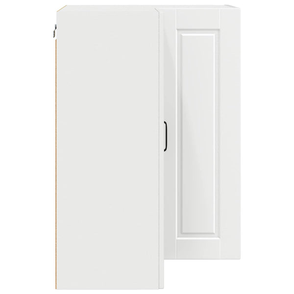 Küchenschrank mit Regal, Weiß, 57x57x80 cm