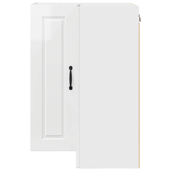 vidaXL Meuble de cuisine blanc brillant 57 x 57 x 80 cm en bois d'ingénierie