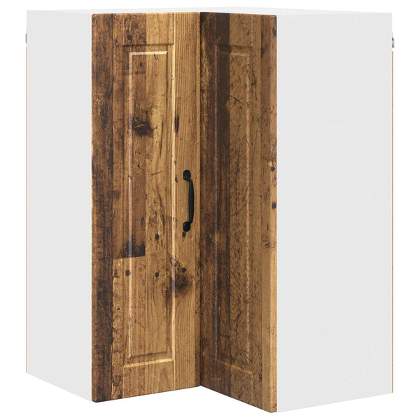 vidaXL Meuble de cuisine avec étagère Bois de récupération 57 x 57 x 80 cm Bois d'ingénierie