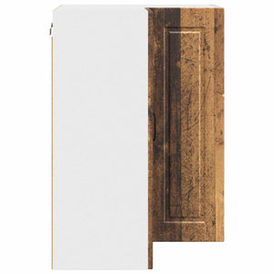 vidaXL Meuble de cuisine avec étagère Bois de récupération 57 x 57 x 80 cm Bois d'ingénierie