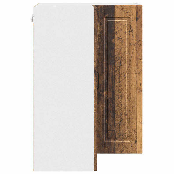 vidaXL Meuble de cuisine avec étagère Bois de récupération 57 x 57 x 80 cm Bois d'ingénierie