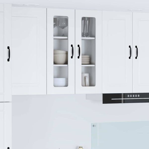Küchenschrank Weiß mit Regal 60x31x80cm