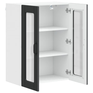 Küchenschrank Schwarz mit Regal 60x31x80cm