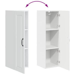 vidaXL Meuble de cuisine avec étagère Blanc 30 x 31 x 100 cm Bois d'ingénierie