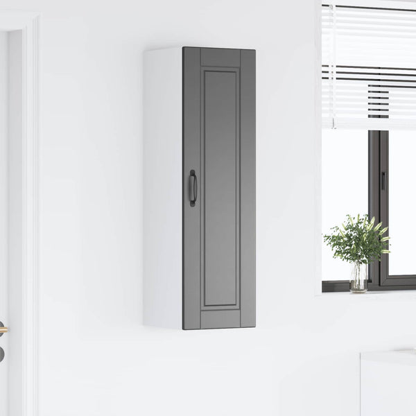 Küchenschrank mit Regal, Schwarz, 30x31x100 cm