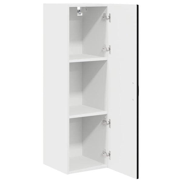 Küchenschrank mit Regal, Schwarz, 30x31x100 cm