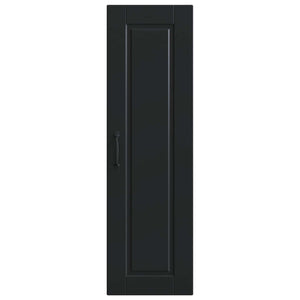 Küchenschrank mit Regal, Schwarz, 30x31x100 cm
