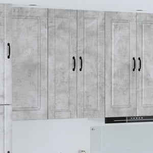 Küchenschrank Beton Grau 30x100 cm