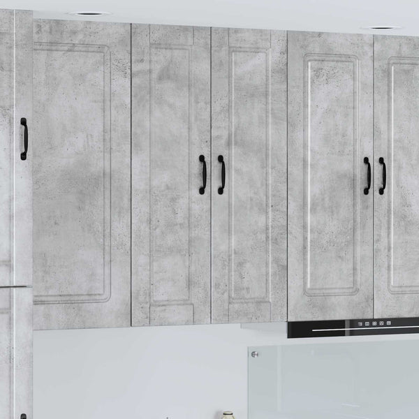 Küchenschrank Beton Grau 30x100 cm