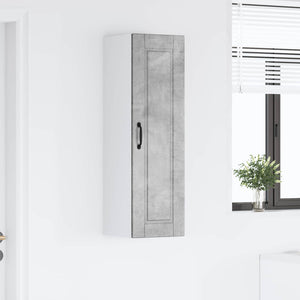 Küchenschrank Beton Grau 30x100 cm