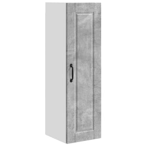 Küchenschrank Beton Grau 30x100 cm