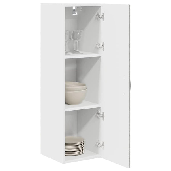 Küchenschrank Beton Grau 30x100 cm