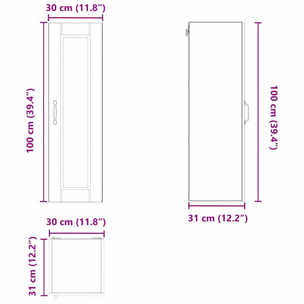 Küchenschrank Altholz mit Regal