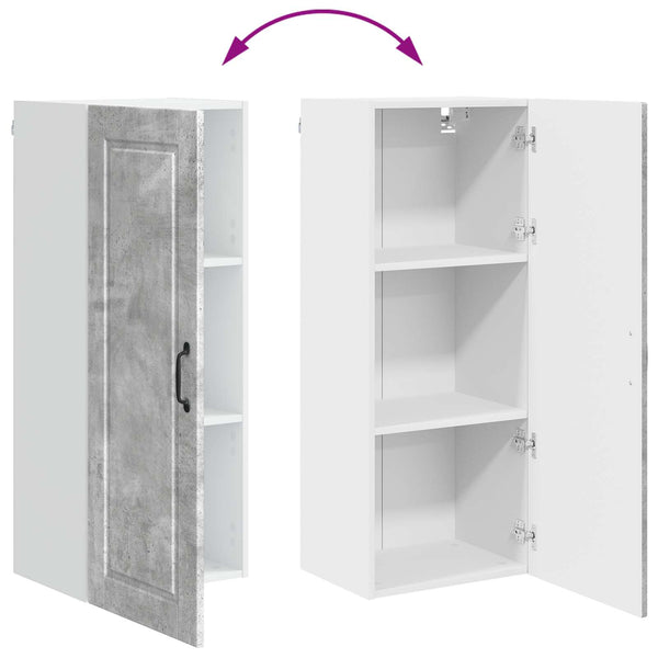 Küchenschrank Beton Grau 40x31x100cm