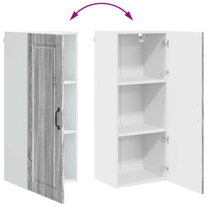vidaXL Armoire de cuisine Sonoma gris 40 x 31 x 100 cm Bois d'ingénierie