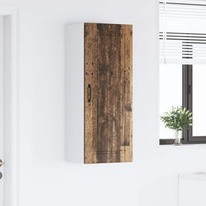 Küchenschrank mit Regal Altholz 40x31x100 cm