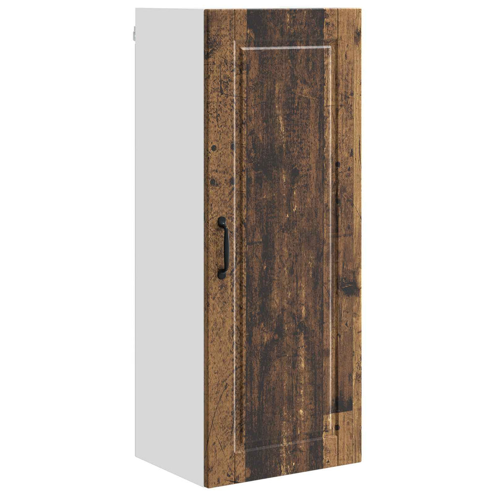 Küchenschrank mit Regal Altholz 40x31x100 cm