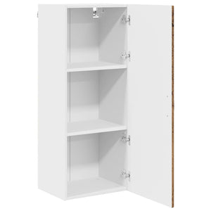 Küchenschrank mit Regal Altholz 40x31x100 cm