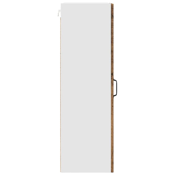 Küchenschrank mit Regal Altholz 40x31x100 cm