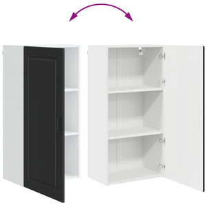 vidaXL Armoire de cuisine avec étagère Noir 50 x 31 x 100 cm Bois d'ingénierie