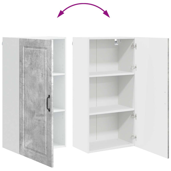 Küchenschrank Beton Grau 50x31x100cm