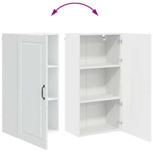 vidaXL Meuble de cuisine blanc brillant 50 x 31 x 100 cm en bois d'ingénierie
