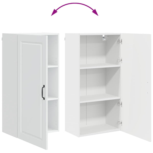 vidaXL Meuble de cuisine blanc brillant 50 x 31 x 100 cm en bois d'ingénierie