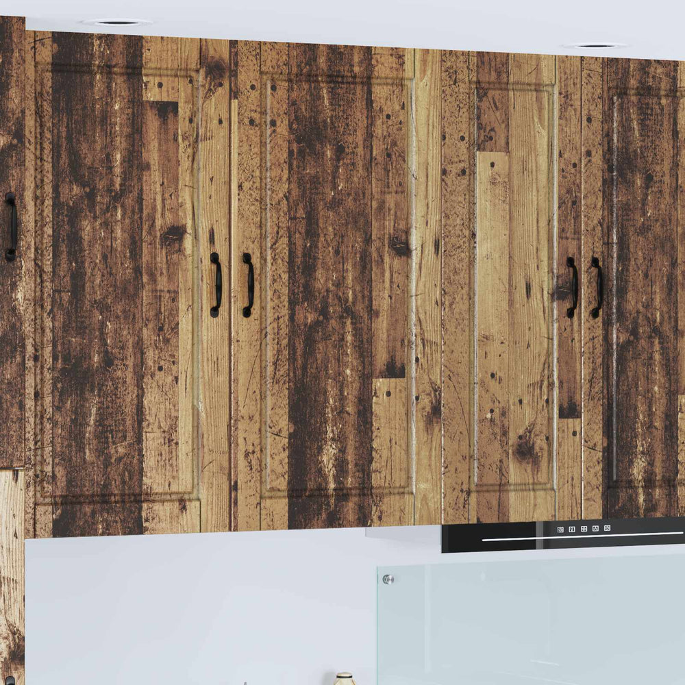 Küchenschrank Altholz mit Regal 50x31x100cm