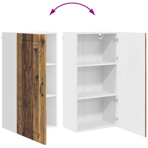 Küchenschrank Altholz mit Regal 50x31x100cm