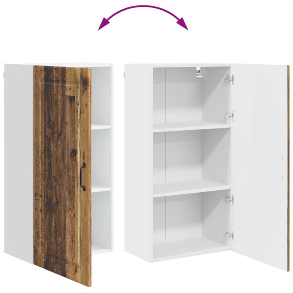 Küchenschrank Altholz mit Regal 50x31x100cm