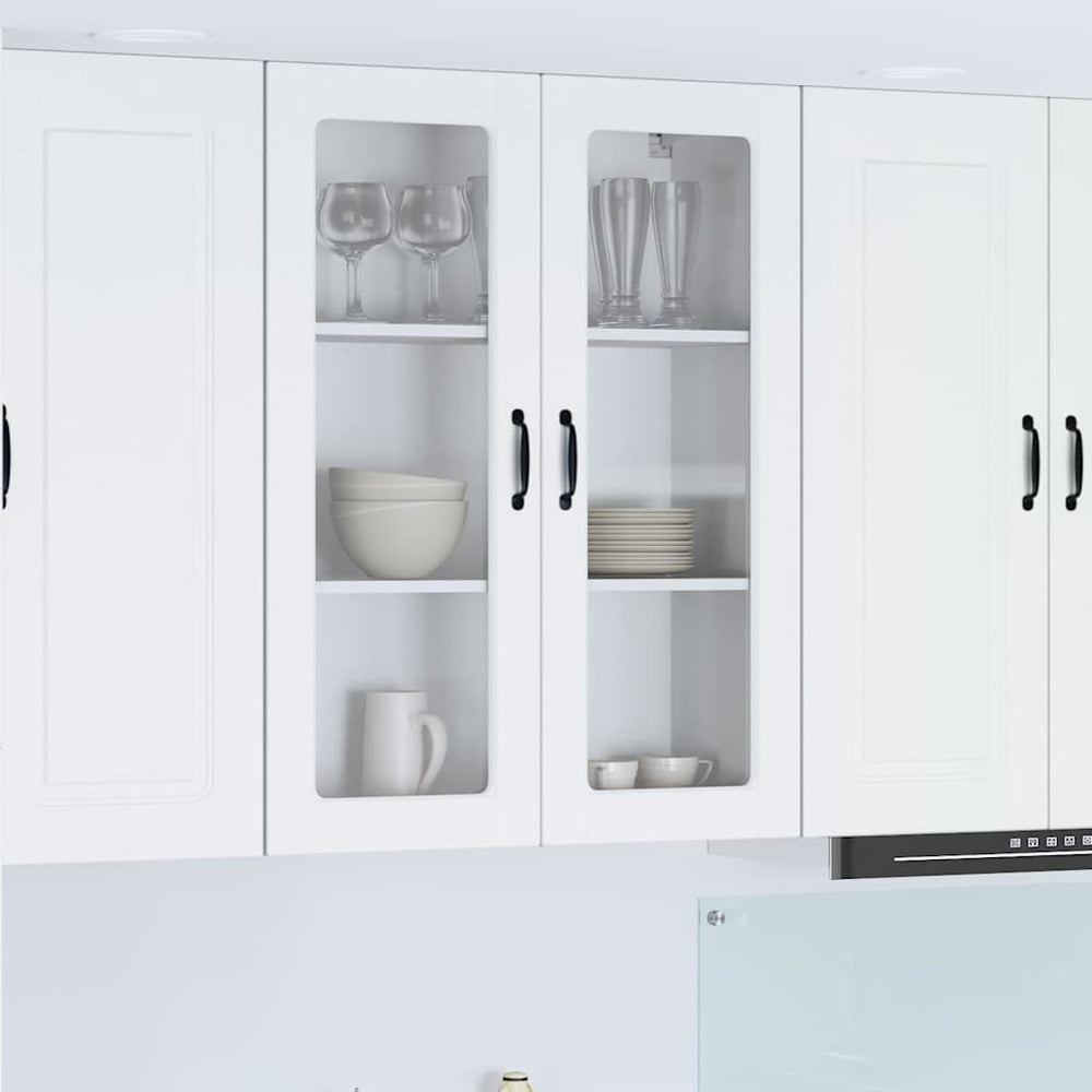 Küchenschrank mit Regal Weiß 80x31x100cm