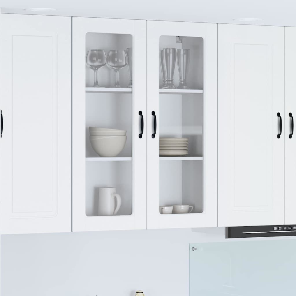 Küchenschrank mit Regal Weiß 80x31x100cm