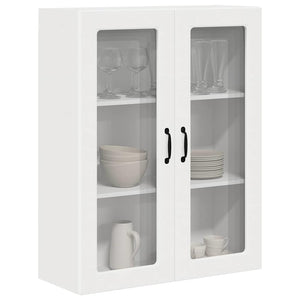 Küchenschrank mit Regal Weiß 80x31x100cm