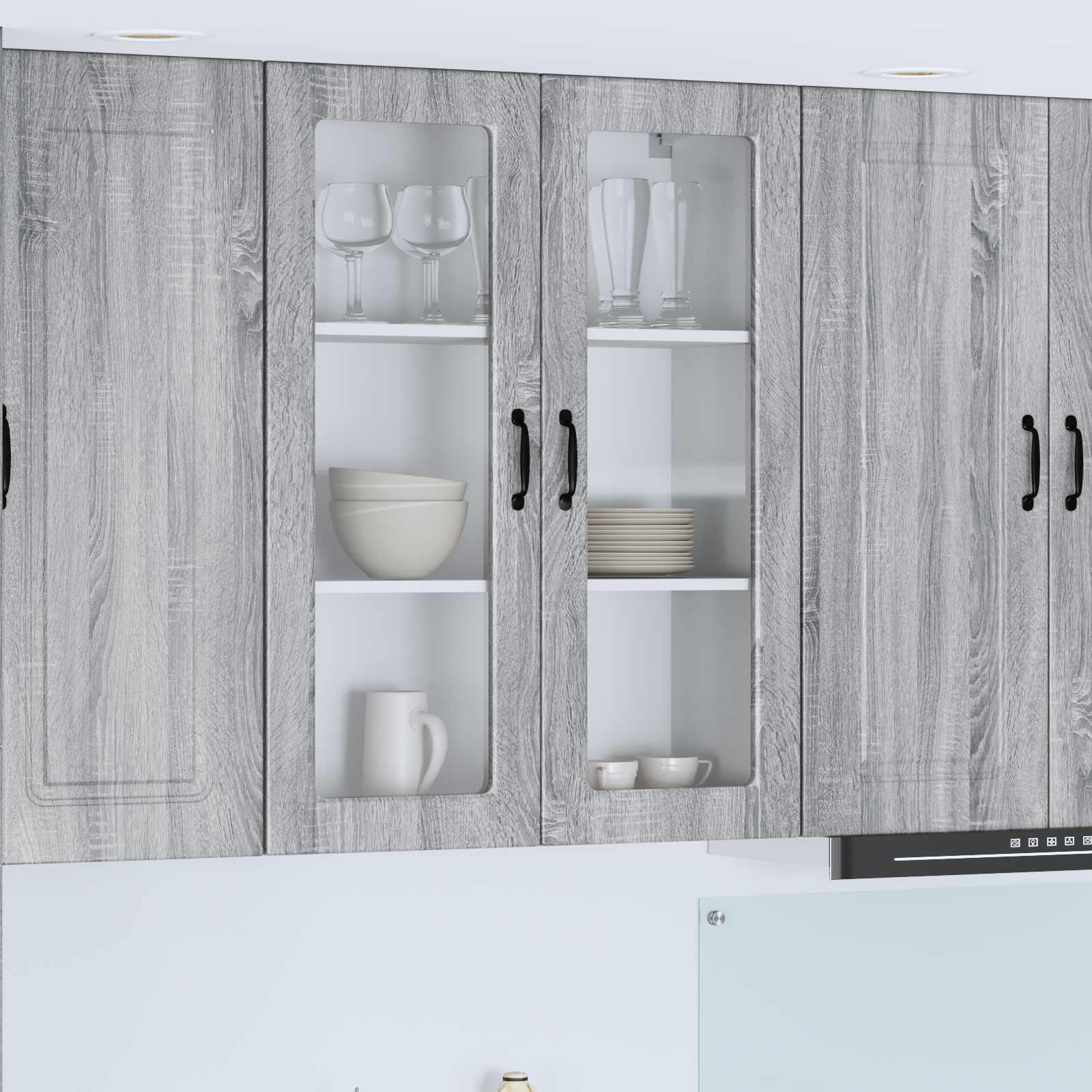 Küchenschrank Grau Sonoma 80x31x100cm