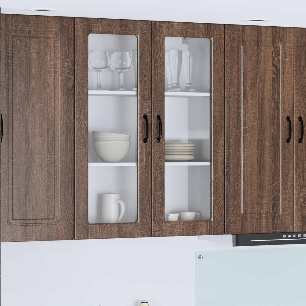 Küchenschrank Braun Eichen-Optik 80x31x100cm