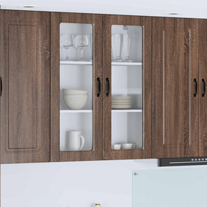 Küchenschrank Braun Eichen-Optik 80x31x100cm