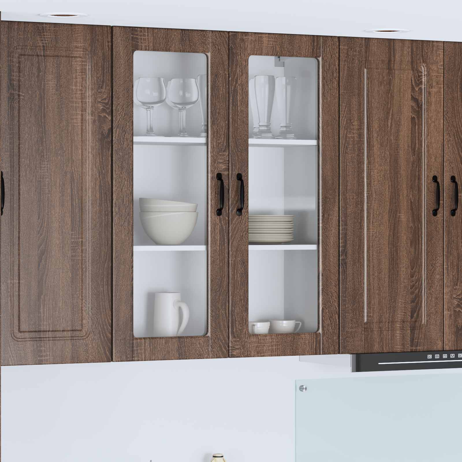 Küchenschrank Braun Eichen-Optik 80x31x100cm