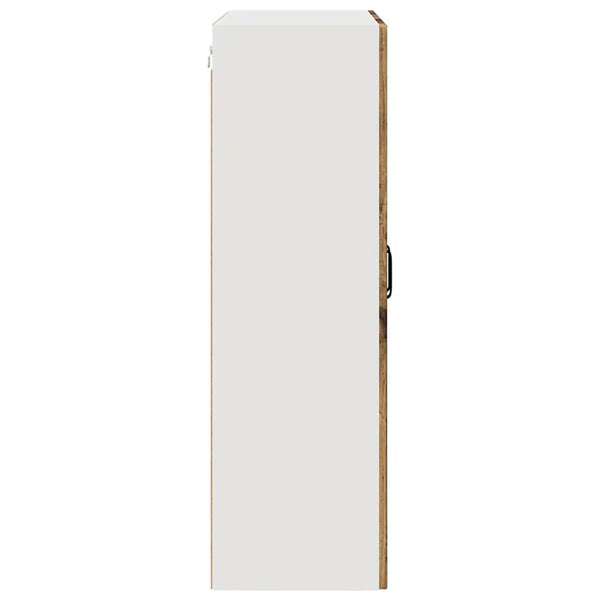 Küchenschrank mit Regal Altholz 80x31x100 cm